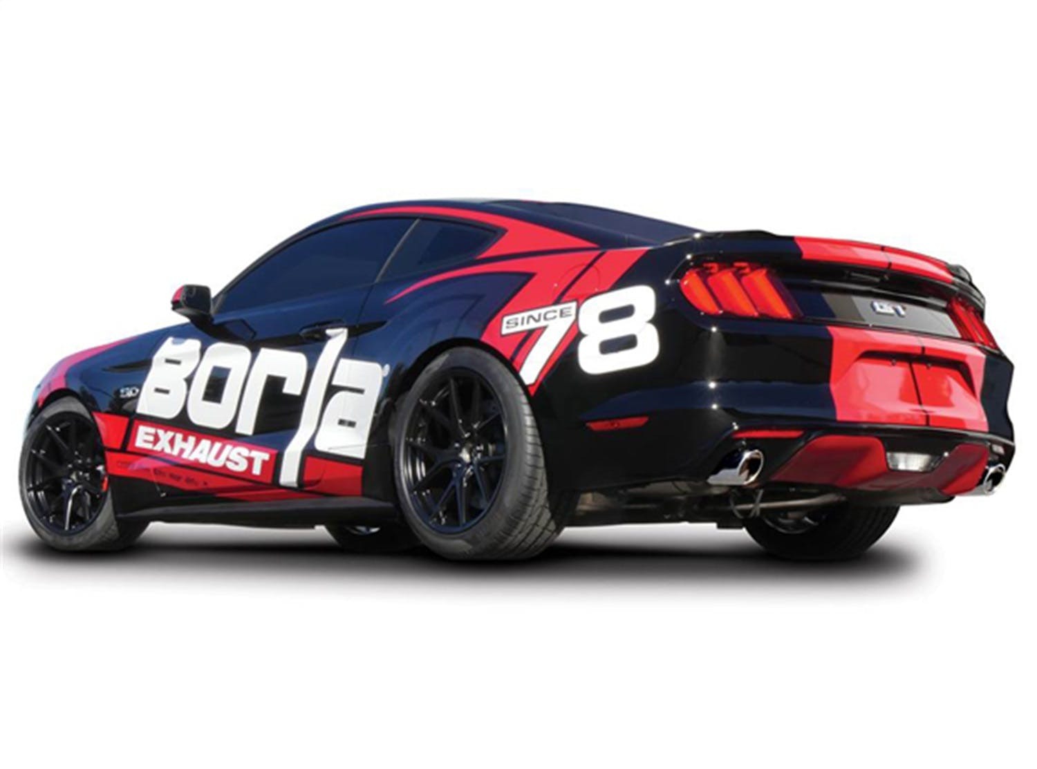 Borla 140591 MUST GT (INCL. CONV.) 15-16 5.0L V8 AT/MT RWD 2DR 2.50in. ATAK S RD RL AC SR TI