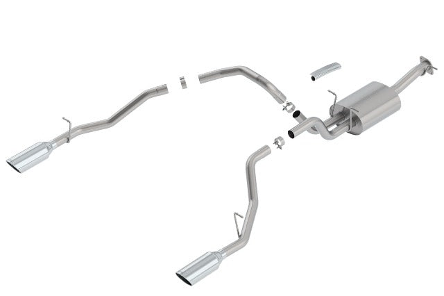Borla 140752 RAM 1500 19 5.7L V8 AT 2+4WD 4DR CC SB (5ft.7in. BOX) 144.6in. WB 3in.; 2.5in. S