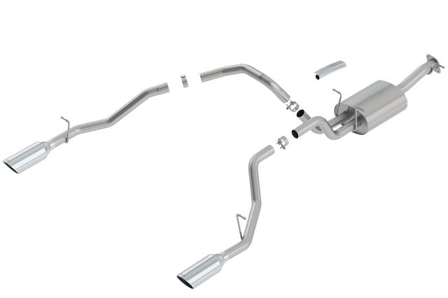 Borla 140753 RAM 1500 19 5.7L V8 AT 2+4WD 4DR CC SB (5ft.7in. BOX) 144.6in. WB 3in.; 2.5in. A