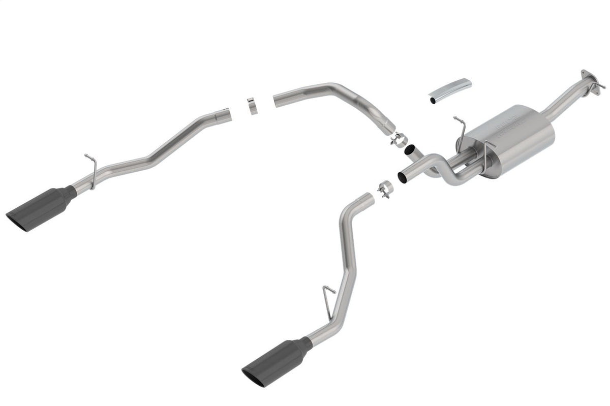 Borla 140758BC RAM 1500 19 5.7L V8 AT 2+4WD 4DR CC SB (5ft. 7in.) 144.6in. WB 3in.; 2.5in. TOUR