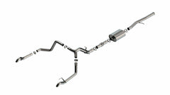 Borla 2022-2023 Chevrolet Silverado 1500 ZR2/ GMC Sierra 1500 AT4X Cat-Back(tm) Exhaust System ATAK(r)
