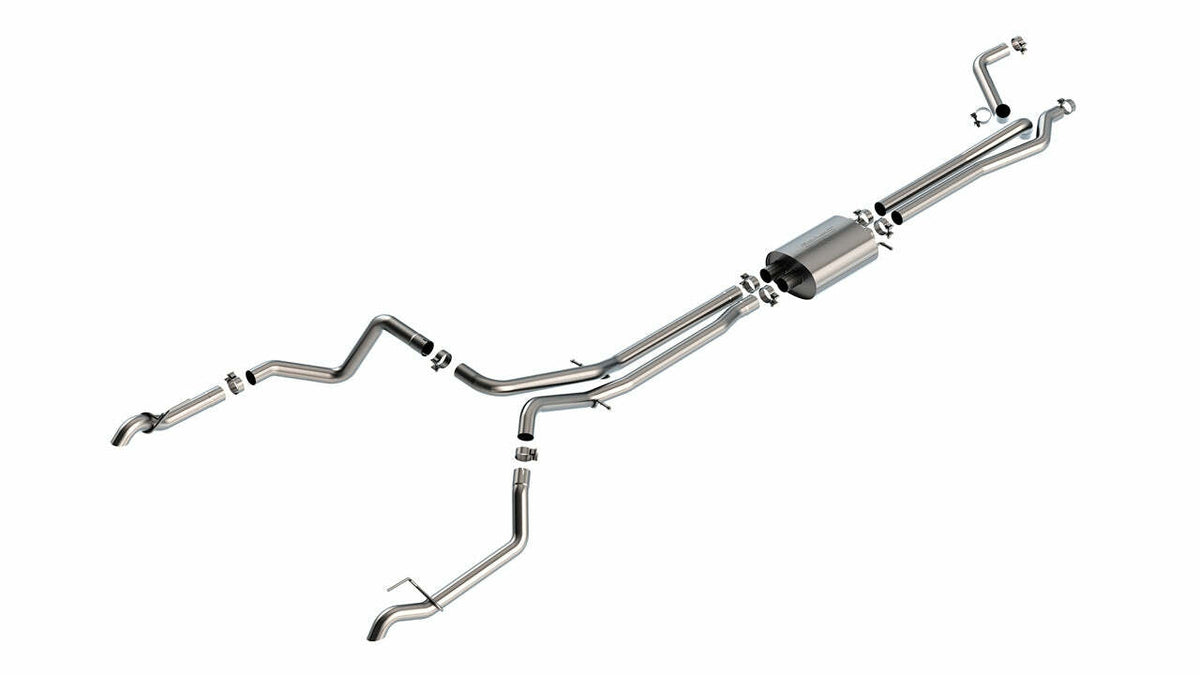 Borla 2022-2023 Chevrolet Silverado 1500 ZR2/ GMC Sierra 1500 AT4X Cat-Back(tm) Exhaust System S-Type