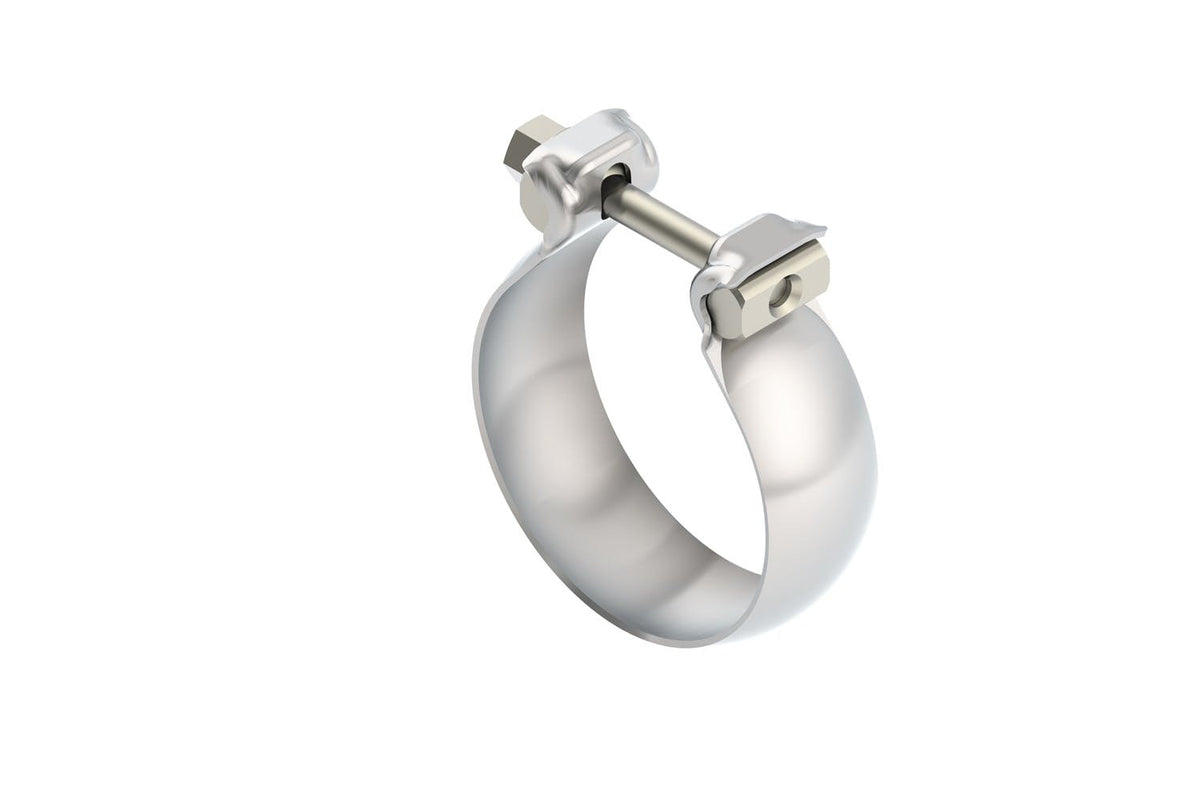 Borla 18328 CLAMP: HALF MOON 304SS; 70MM; 2.75in.