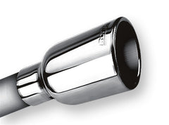 Borla 20236 TIP: 2.25in. INLET; 3.19in. RD ROLLED; ANGLE CUT OUTLET X 5in. EMBOSSED