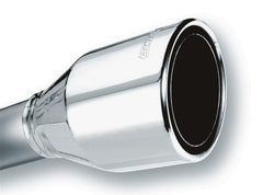 Borla 20247 TIP: 2.5in. INLET; 4.5in. ROUND ROLLED ANGLE CUT PHANTOM X 7.75in. EMBOSSED