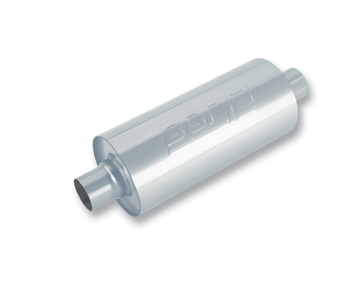 Borla 400436 MUFFLER: 3in. IN/OUT 6.75in. DIA