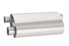 Borla 400498 BORLA ;2.5in.;2.5in.;19in.x10.25in.x5.5in. OVAL TRANSVERSE W/NOTCH