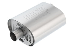 Borla 400856 CRATEMUFFLER?; 2.5IN. OFFSET/CENTER ATAK FOR COYOTE 5.0L