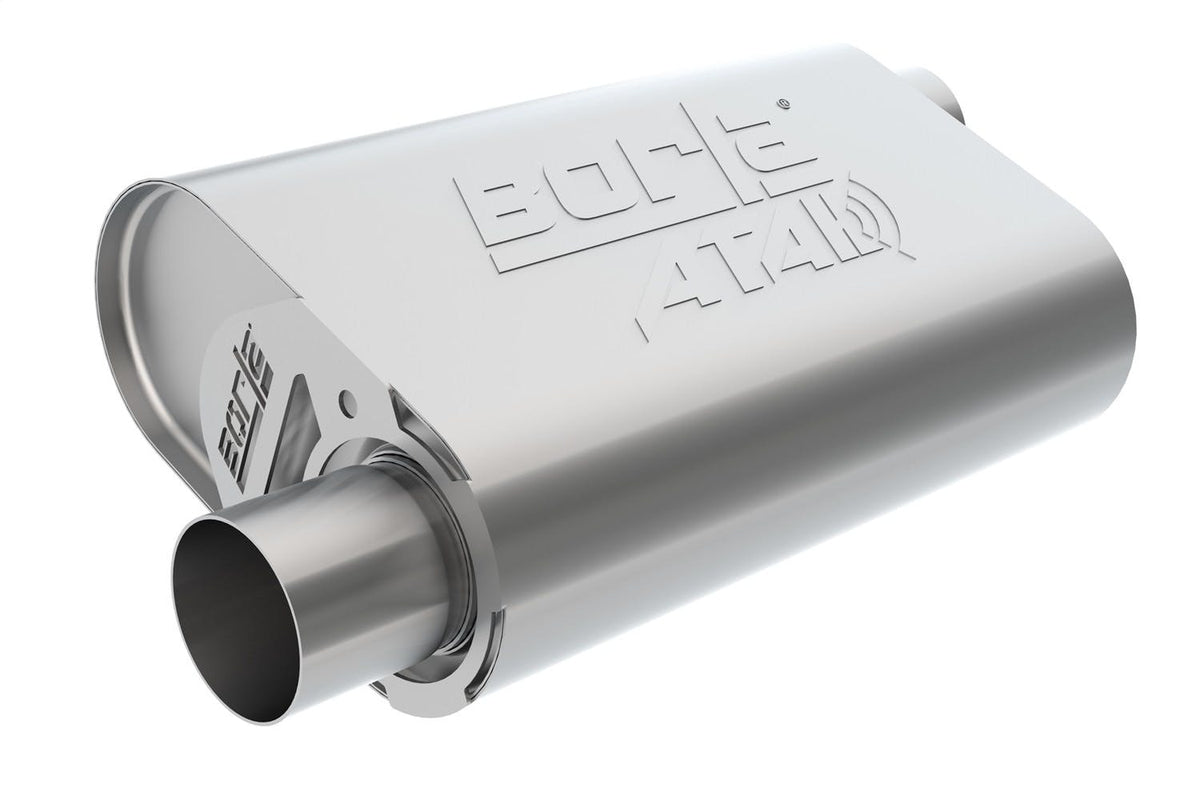Borla 400943 CRATE MUFFLER 2.50IN. OFFSET-IN/OFFSET-OUT ATAK FOR BIG BLOCK CHRYSLER