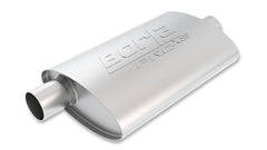 Borla 40344 PRO-XS;2in.;2in.;14in.x9-1/2in.x4in. OVAL CEN/OFF W/O NOTCH