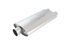 Borla 40349 PRO-XS;3in.;2-1/2in.;19in.x9-1/2in.x4in. OVAL CEN/DUAL W/O NOTCH