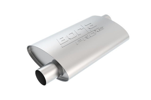 Borla 40352 PRO-XS;2-1/2in.;2-1/2in.;14in.x9-1/2in.x4in. OVAL OFF/OFF W/O NOTCH