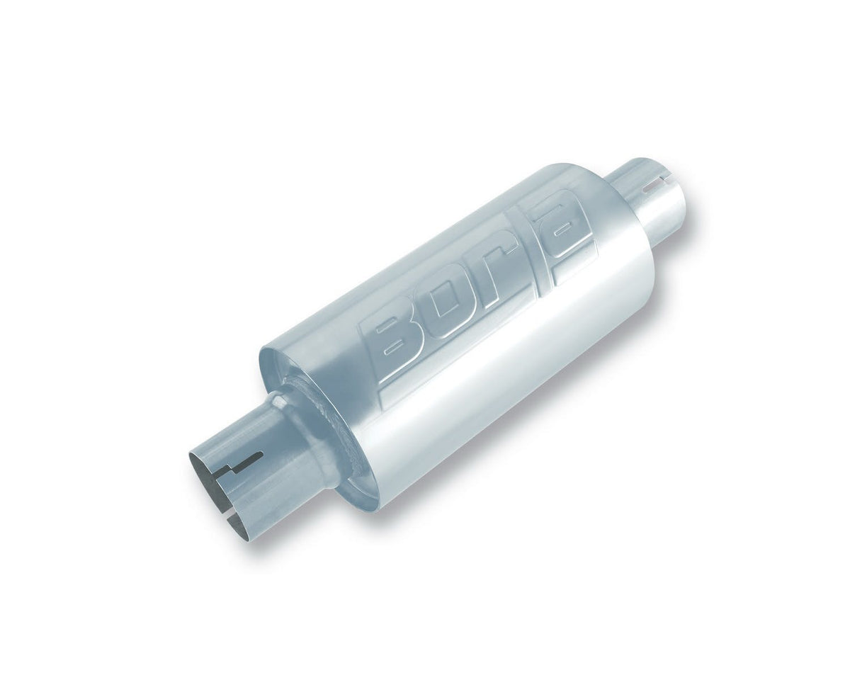 Borla 40842S MUFFLER S-TYPE 2.5in. IN/OUT 10in.X5in.DIA. RD