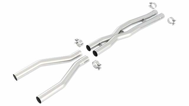 Borla 60524 Connection Pipes - X-Pipe With Mid-Pipes