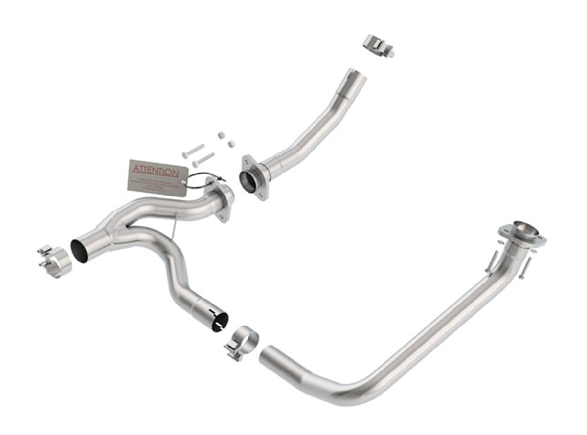 Borla 60595 WRAN 12-16 3.6L AT/MT 2/4WD 4DR LOOP DELETE Y-PIPE OFF ROAD USE ONLY