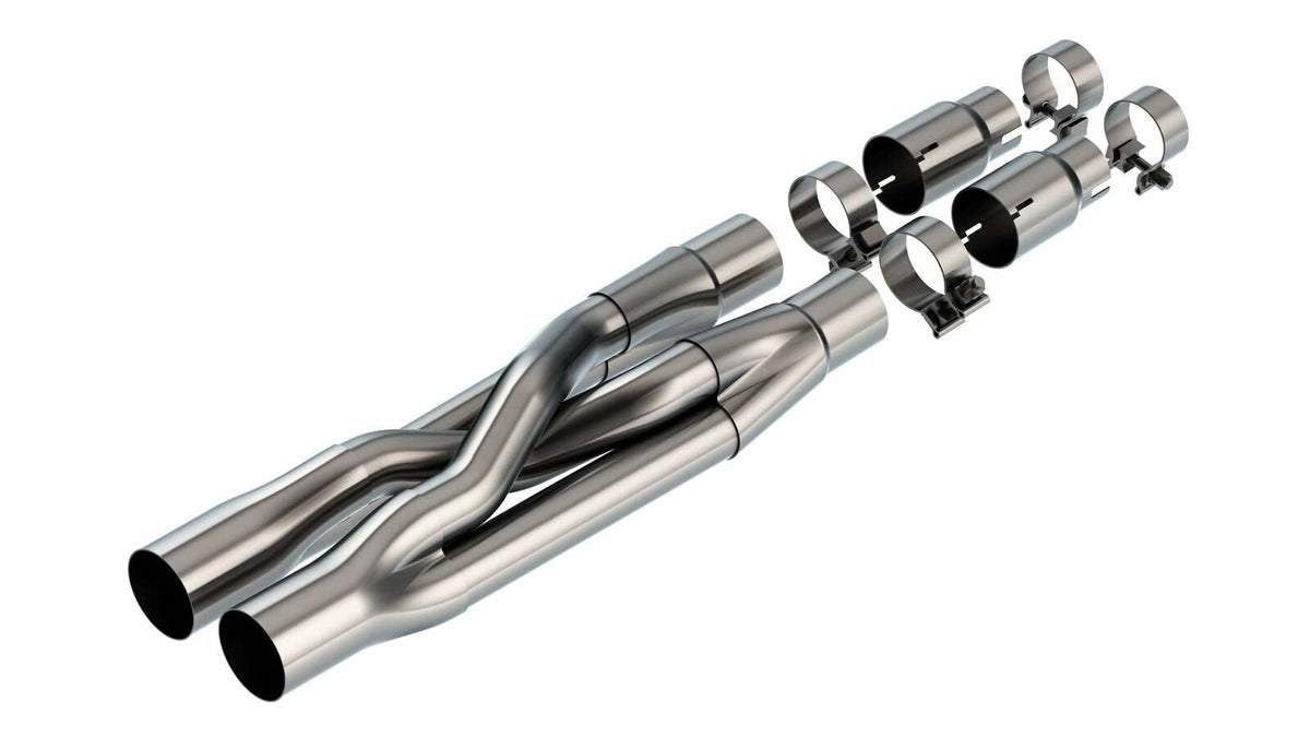 Borla 2018-2022 Mustang GT Connection Pipes SwitchFire(tm) X-Pipe Upgrade