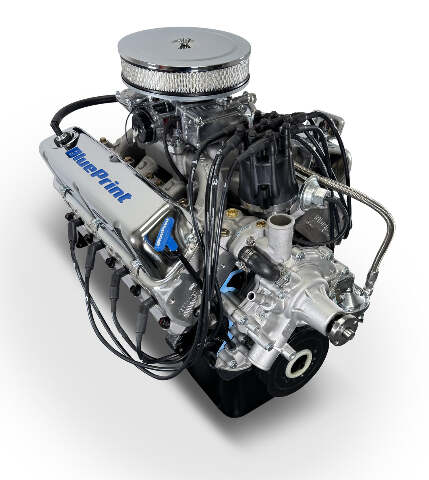 BluePrint Engines 302 ci Small Block Ford style engine - dressed longblock w/ carb BP302CTCD