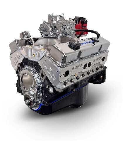 BluePrint Engines 350 ci Small Block GM style engine - dressed longblock w/ carb BP350CTC