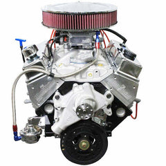 BluePrint Engines 350 ci Small Block GM style drop in ready Engine - dressed Long Block w/ carb BP350CTCD