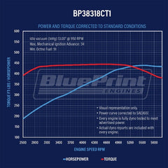 BluePrint Engines 383 ci Small Block GM style engine - Long Block BP38318CT1