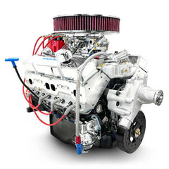 BluePrint Engines 383 ci Small Block GM style drop in ready Engine - dressed longblock w/ carb BP38318CTC1D