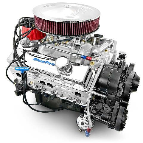 BluePrint Engines 383 ci Small Block GM style drop in ready Engine - dressed longblock w/ carb BP38318CTC1DK