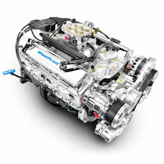 BluePrint Engines GM Small Block Compatible 400 CI Deluxe Dressed, Multi-Point Fuel Injected, with Polished Pulley Kit BP4002MPFIK