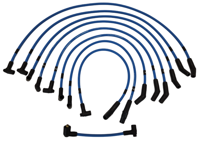 BluePrint Engines 8.65mm SPARK PLUG WIRE SET 135 DEGREE BOOTS SMALL BLOCK FORD PN. BPP28890