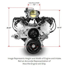 BluePrint Engines 376 ci GM LS style Pro Series Deluxe Dressed Engine with EFI PSLS37651CTFKB
