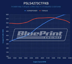 BluePrint Engines 427 ci GM LS style proseries dressed engine with efi PSLS4273CTFKB