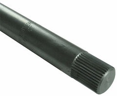 Borgeson Steering Shaft 3/4-36 Splined Steel 5in. Long 1in. Spline 1 End Only 409005