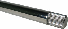 Borgeson Steering Shaft 3/4-36 Splined Polished Stainless 8in. Long 7/8 Spline Length 429208