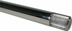 Borgeson Steering Shaft 3/4-36 Splined Polished Stainless3.5in. Long 7/8 Spline Lengt 429248