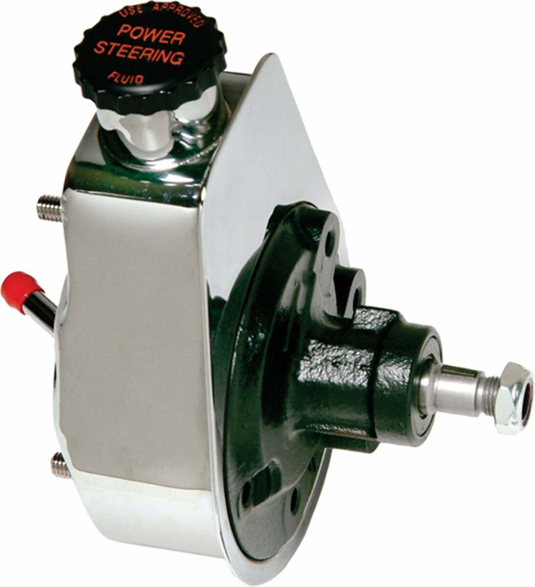 Borgeson P/S Pump Saginaw Self Contained Chrome GM Pressure 800311