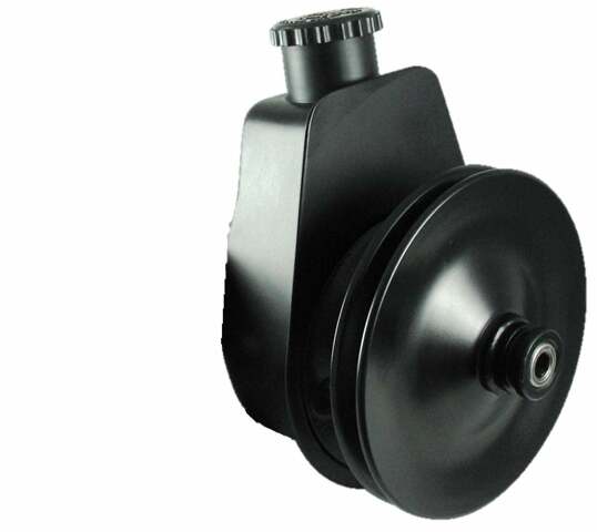 Borgeson P/S Pump Saginaw Self Contained Black With Straight Return Tube. Includes Sing 800329