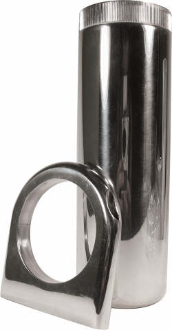 Borgeson P/S Reservoir Remote Mount Polished Aluminum with Bracket and Hardware 800600