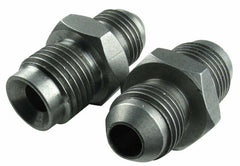 Borgeson Power Steering Hose Adapter Set Stainless Steel-6AN to 16MM X 1.5 Flare 925121