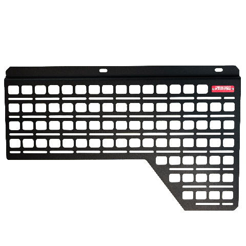 BuiltRight Industries 102142 Bedside Rack Molle Panel System-Driver Side, 5.5' Bed