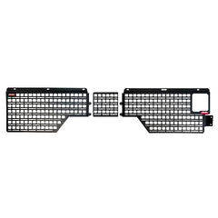 BuiltRight Industries 102145 Bedside Rack Molle Panel System-Passenger Side, 6.5' Bed