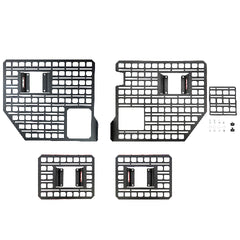 BuiltRight Industries 102414 Bedside Rack, Full 4pc Set