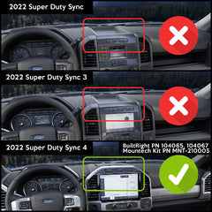 BuiltRight Industries 104065 Dash Mount Std - '22 SD