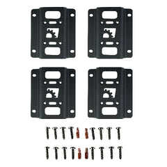 BuiltRight Industries 104104 Boxlink Replacement Mounting Plates - 4pc Kit