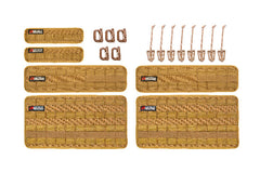 BuiltRight Industries 105022 Tech Panel, Tan - 6pc+ Kit