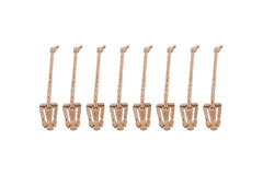 BuiltRight Industries 105023 Elastic Tech Panel Clips, Tan - 8pc Kit