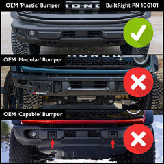 BuiltRight Industries 106101 LPRK - Standard Plastic Bumper