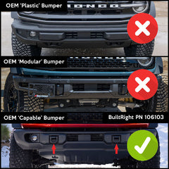 BuiltRight Industries 106103 LPRK - Capable Steel Bumper