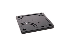 BuiltRight Industries 110014 Bed Plug Plate, Black