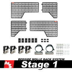 BuiltRight Industries 111005 Bedside Rack System - Stage 1 Kit | Short Bed