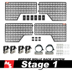 BuiltRight Industries 111006 Bedside Rack System - Stage 1 Kit | Standard Bed