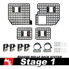BuiltRight Industries 111007 Bedside Rack System - Stage 1 Kit